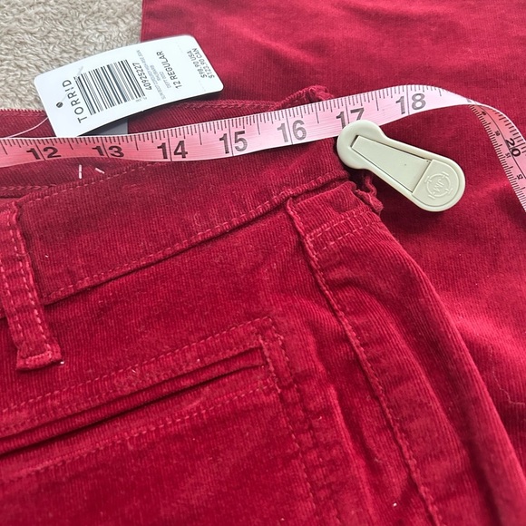 Torrid Red Corduroy Pants - Picture 5 of 7